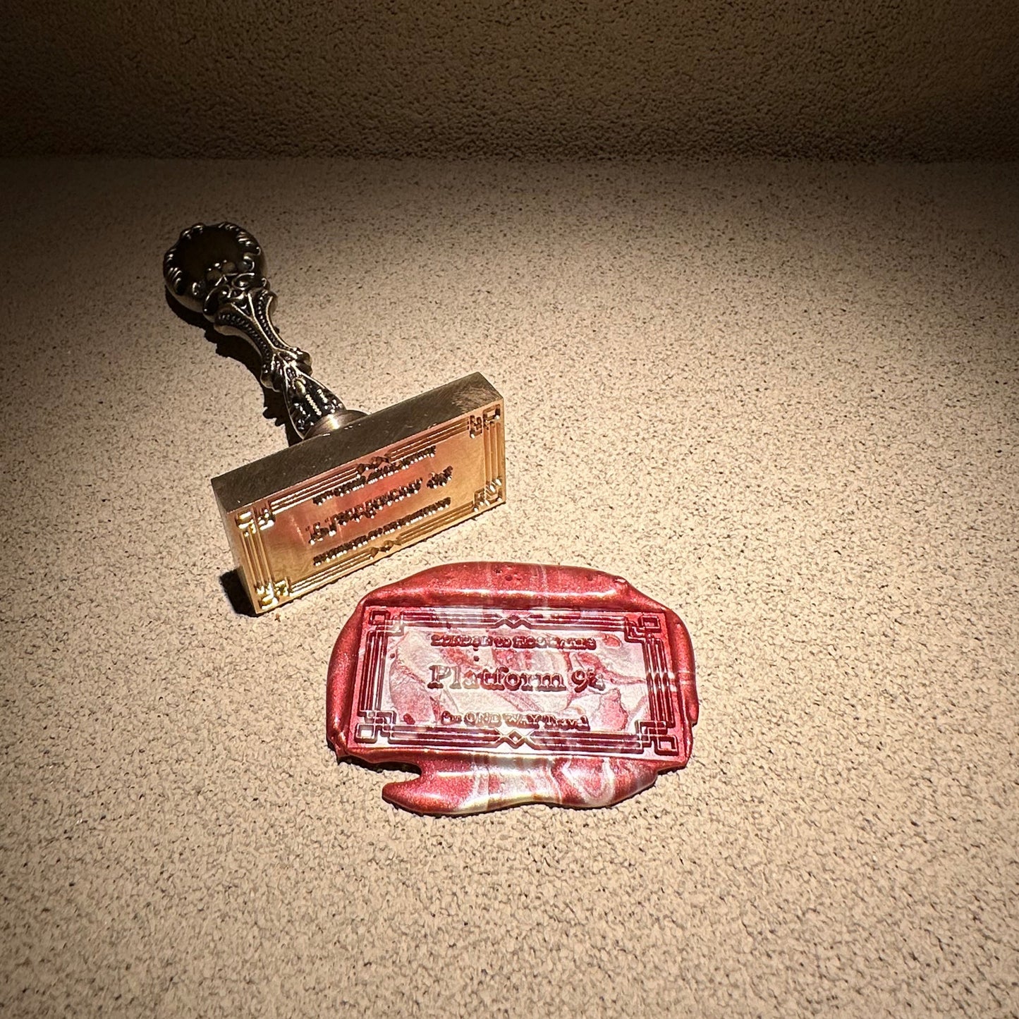 Harry Potter Platform 9¾ Ticket Wax Sealing Kit