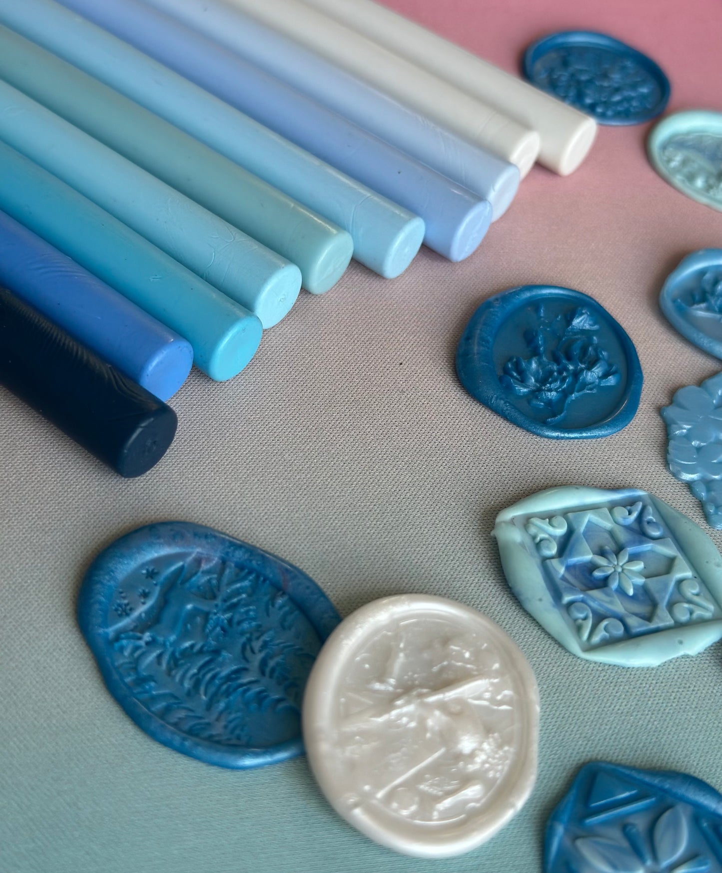 Blue Series Wax Stick Set (10 Sticks)