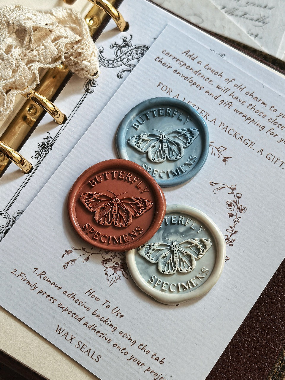 Whispering Wings – Butterfly Wax Seal Stamp
