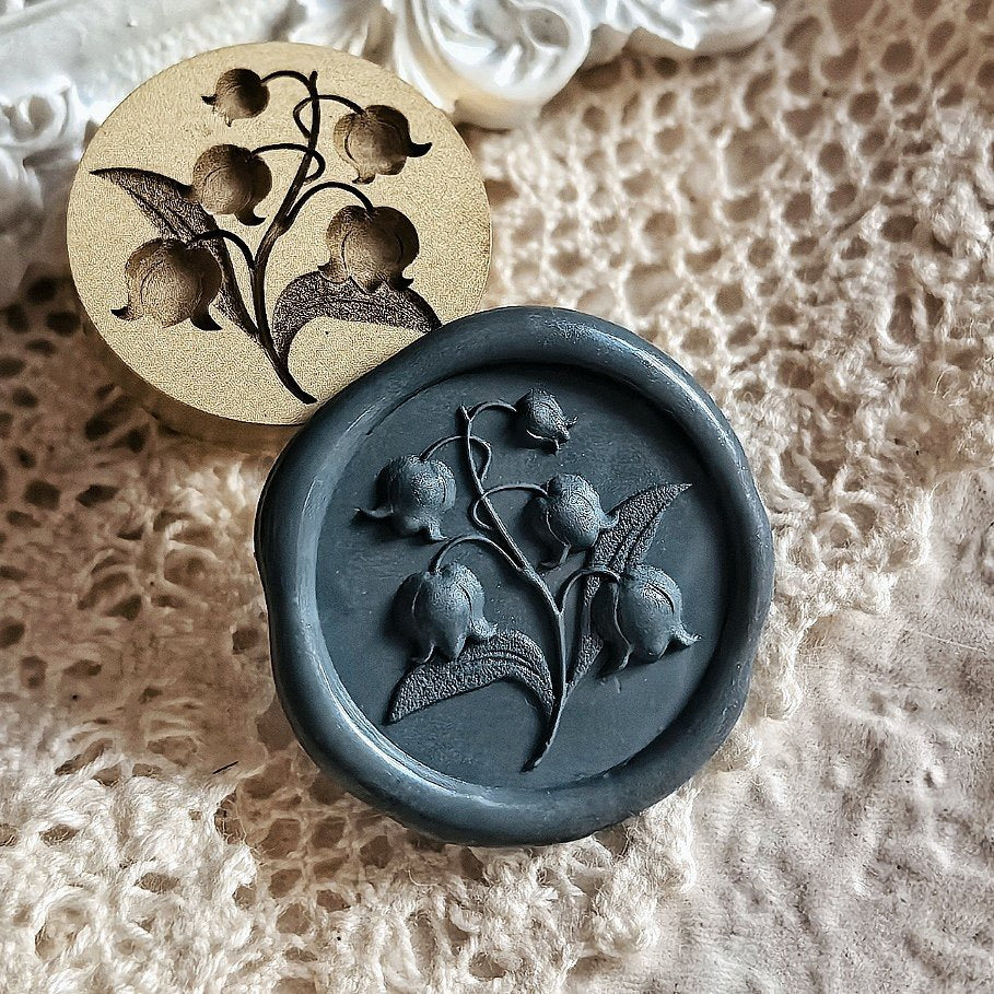 Spring Grace – Lily of the Valley Wax Seal Stamp