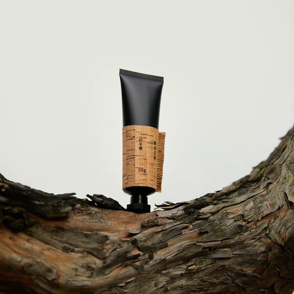 Thank You Cylinder Gift Box – Mini Hand Cream with Ribbon & Sticker