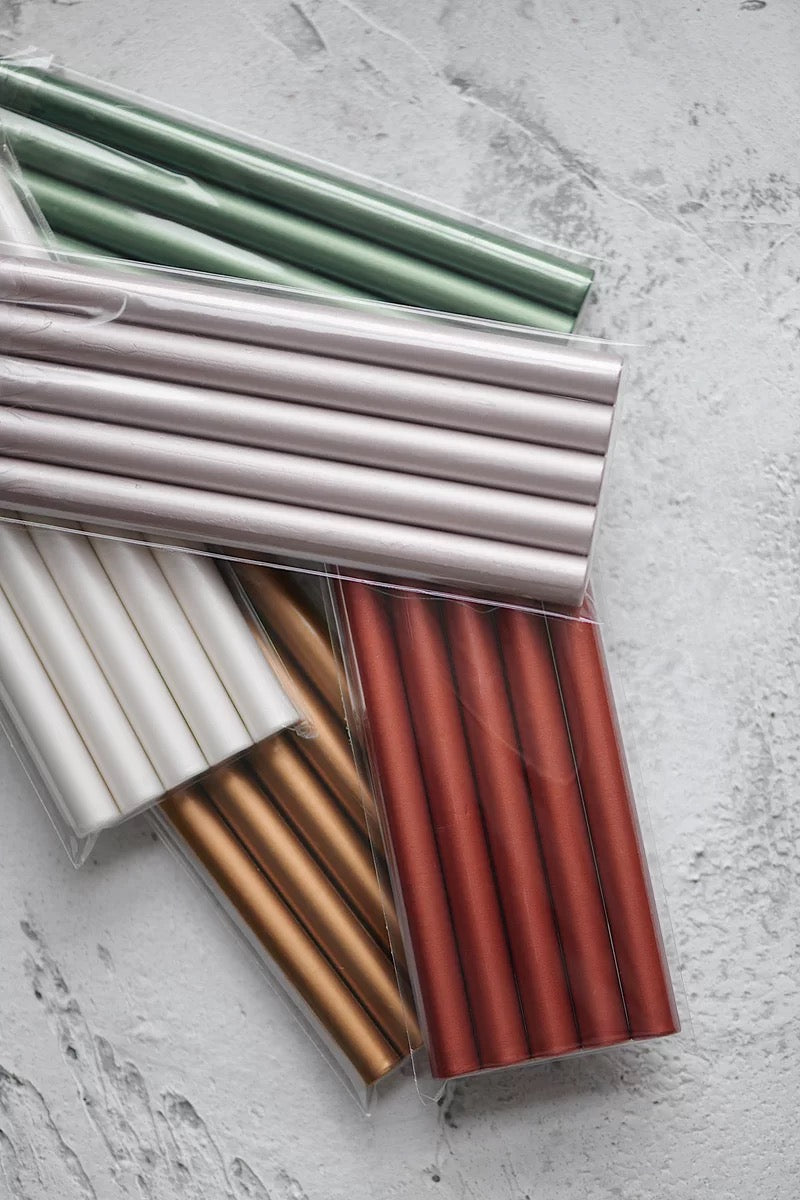 Green Metallic Pearlescent Wax Sticks