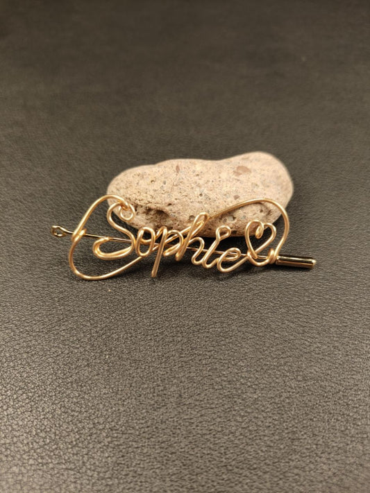 Loop Monogram Heartline Brooch