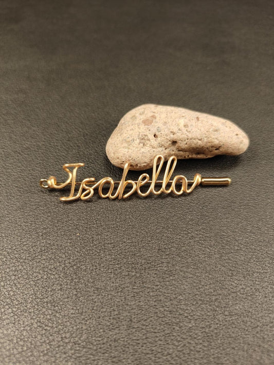 Classic Script Letter Brooch