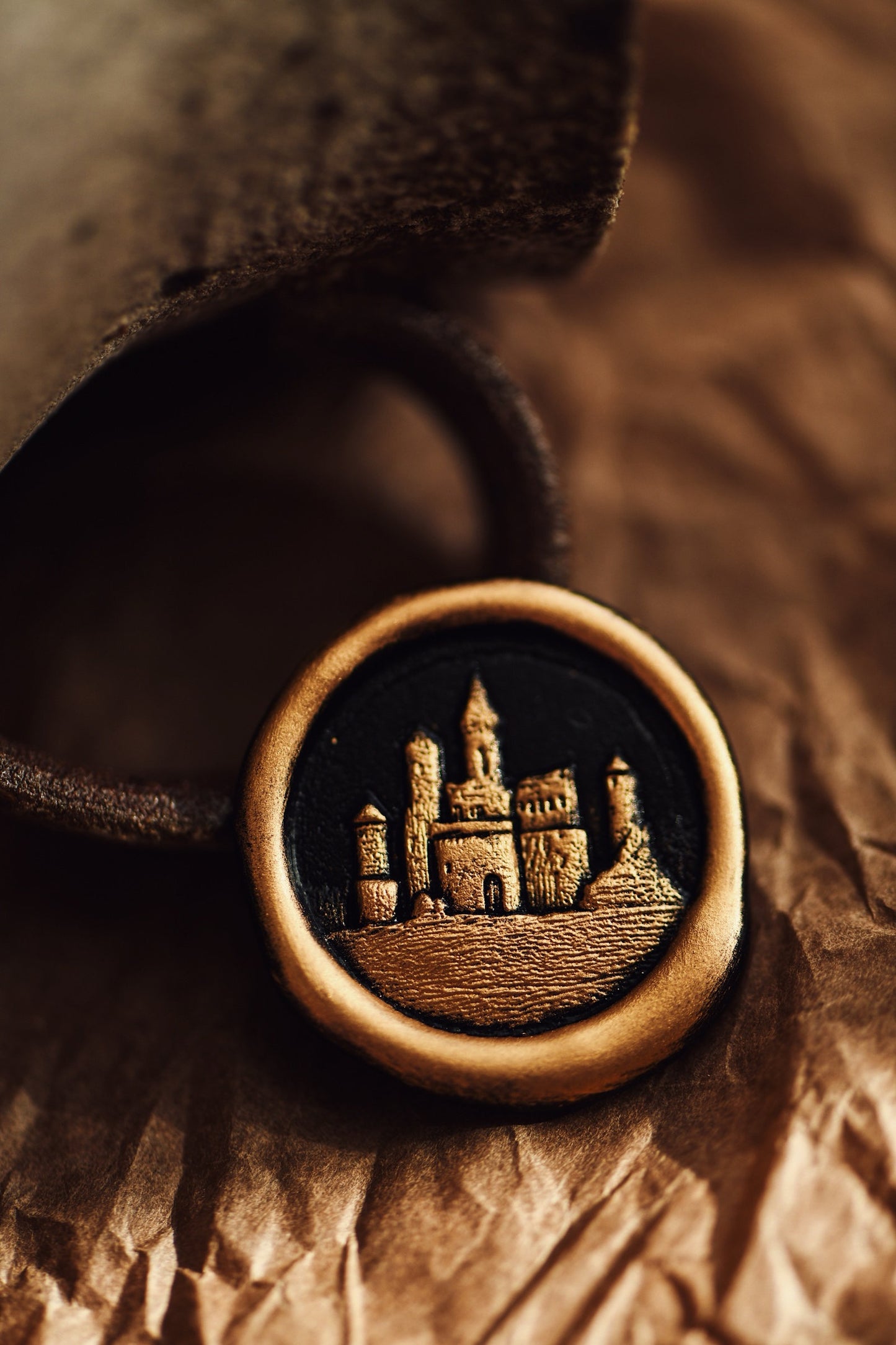 Castle Wax Seal Stamp – Royal Castle Design for Wedding Invitations & Letters