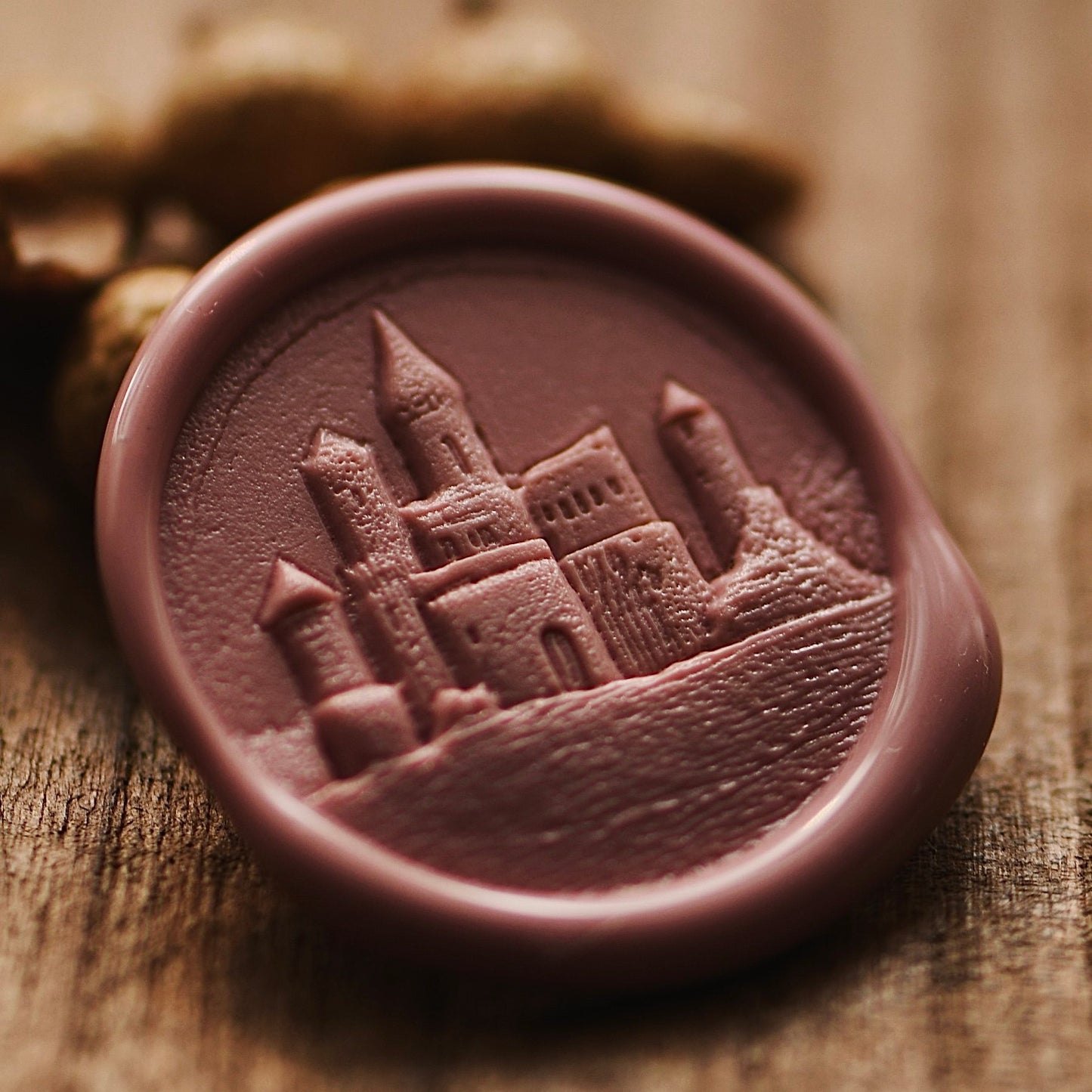 Castle Wax Seal Stamp – Royal Castle Design for Wedding Invitations & Letters