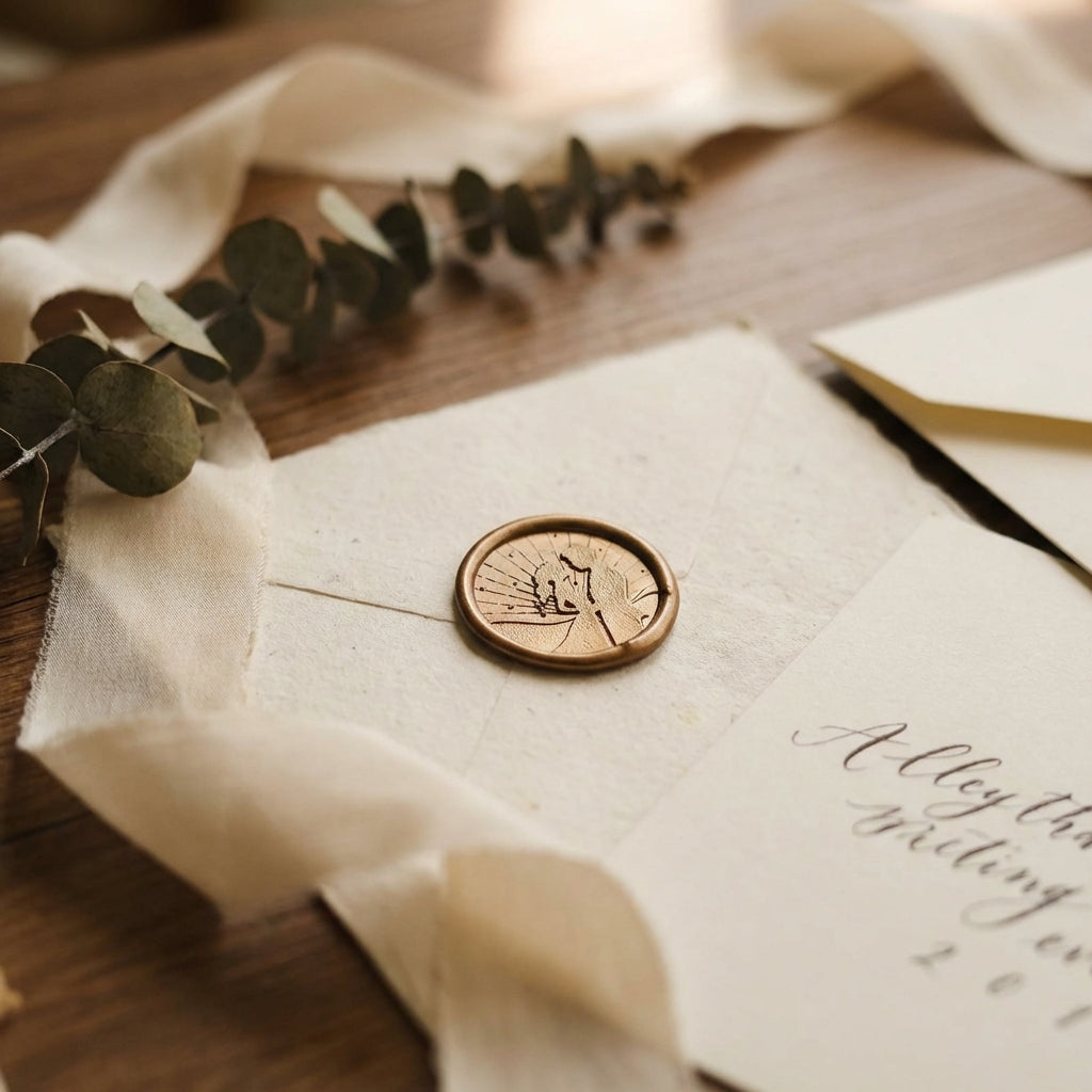 キャッスルワックスシールスタンプ – 結婚式の招待状や手紙に最適なロイヤルキャッスルデザイン