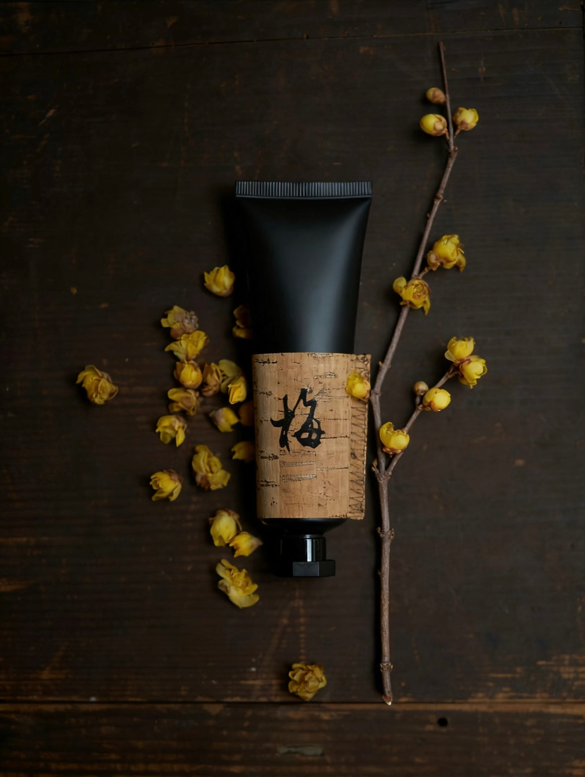 Thank You Wax-Seal Cylinder Gift Box – Mini Hand Cream Gift Basket with Ribbon & Dried Flowers