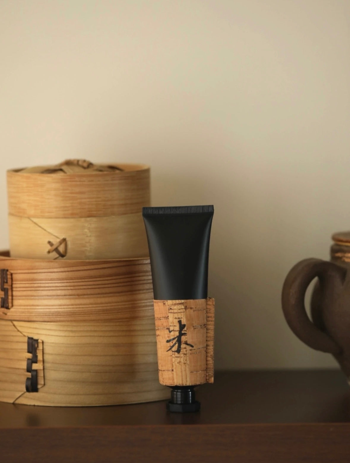 Thank You Wax-Seal Cylinder Gift Box – Mini Hand Cream Gift Basket with Ribbon & Dried Flowers