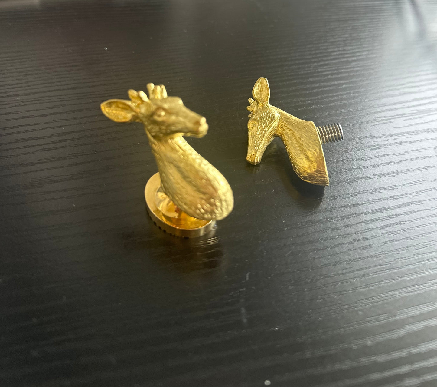 Deer Head Brass Wax Seal Handle
