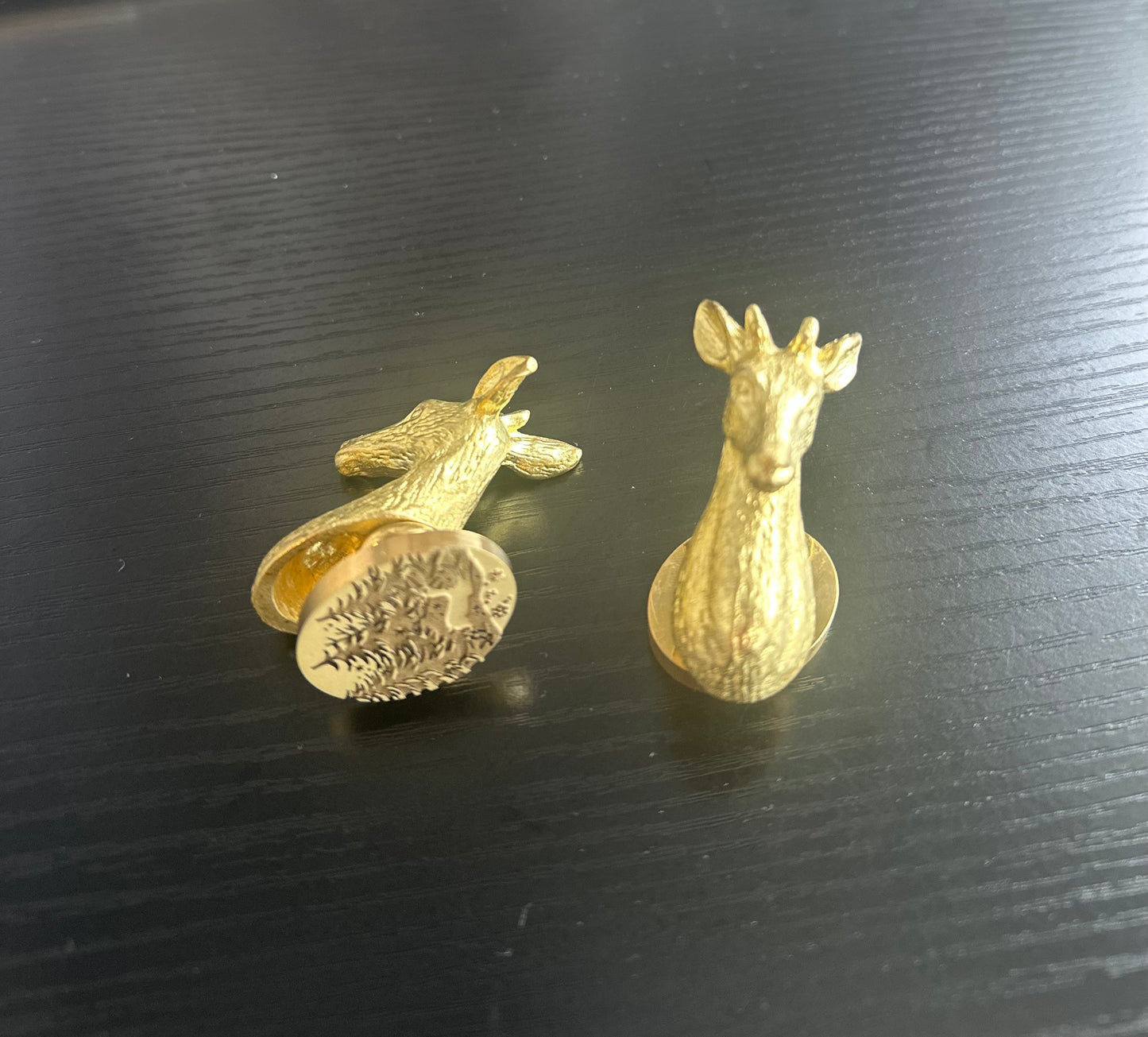 Running Deer in Forest Wax Seal Stamp