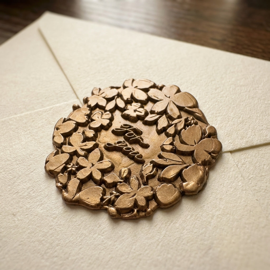 キャッスルワックスシールスタンプ – 結婚式の招待状や手紙に最適なロイヤルキャッスルデザイン