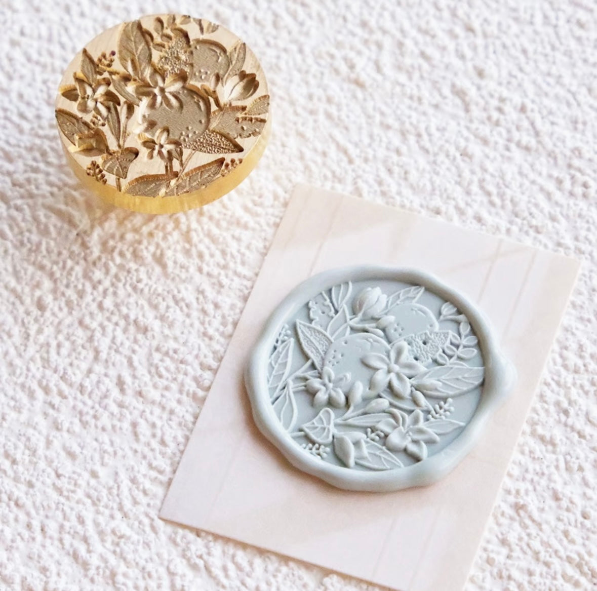 Orange Blossom Wax Seal Stamp