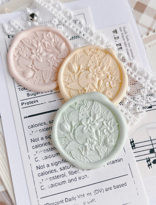 Orange Blossom Wax Seal Stamp