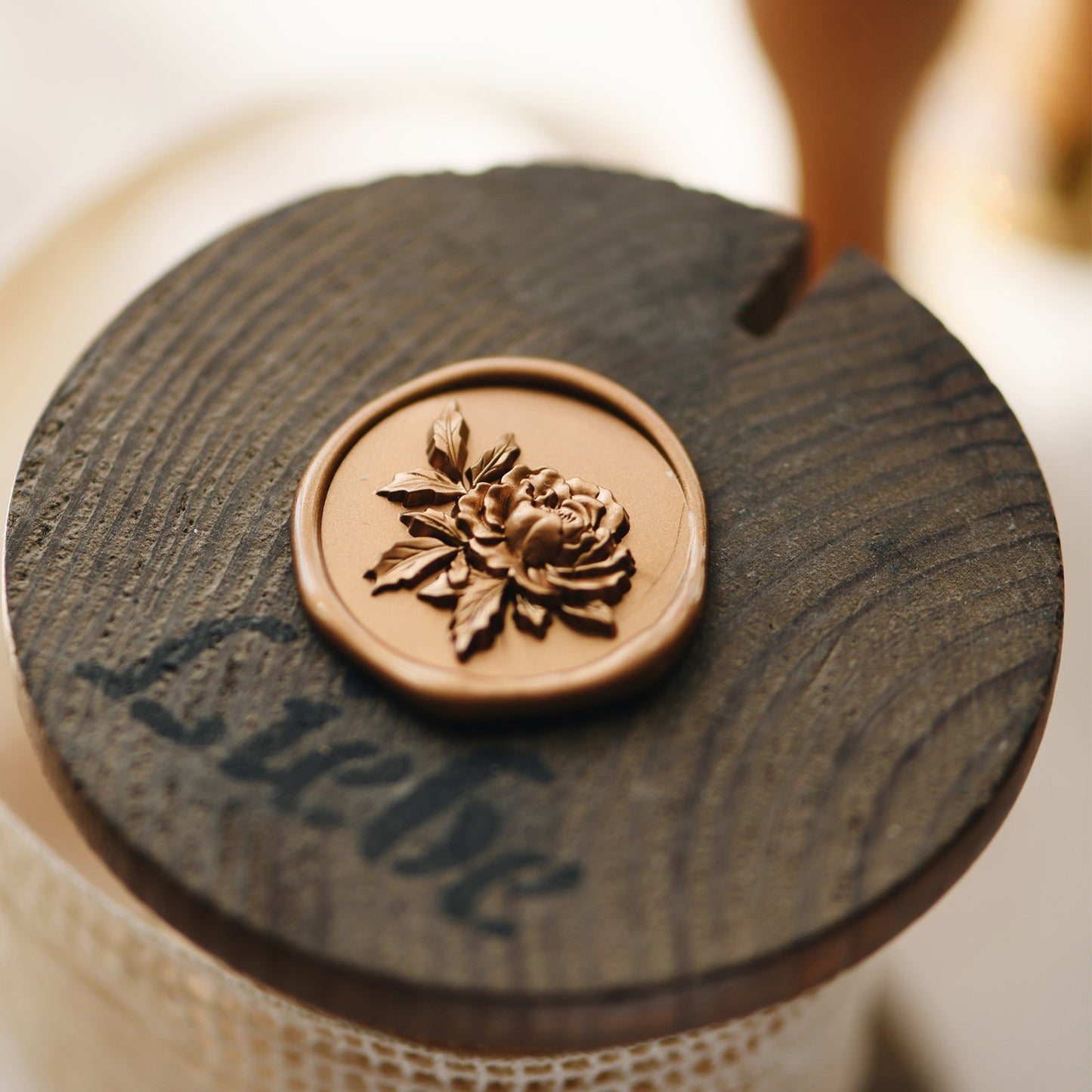 Floral Whispers – Peony Wax Seal Stamp