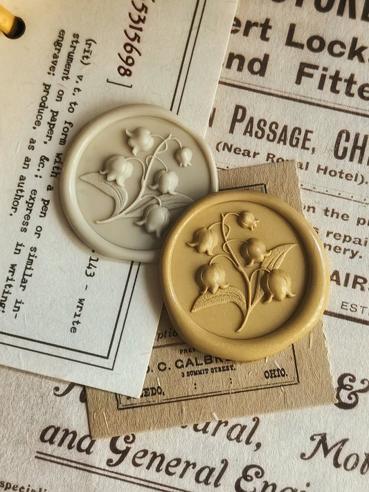 Spring Grace – Lily of the Valley Wax Sealing Stamp Kit