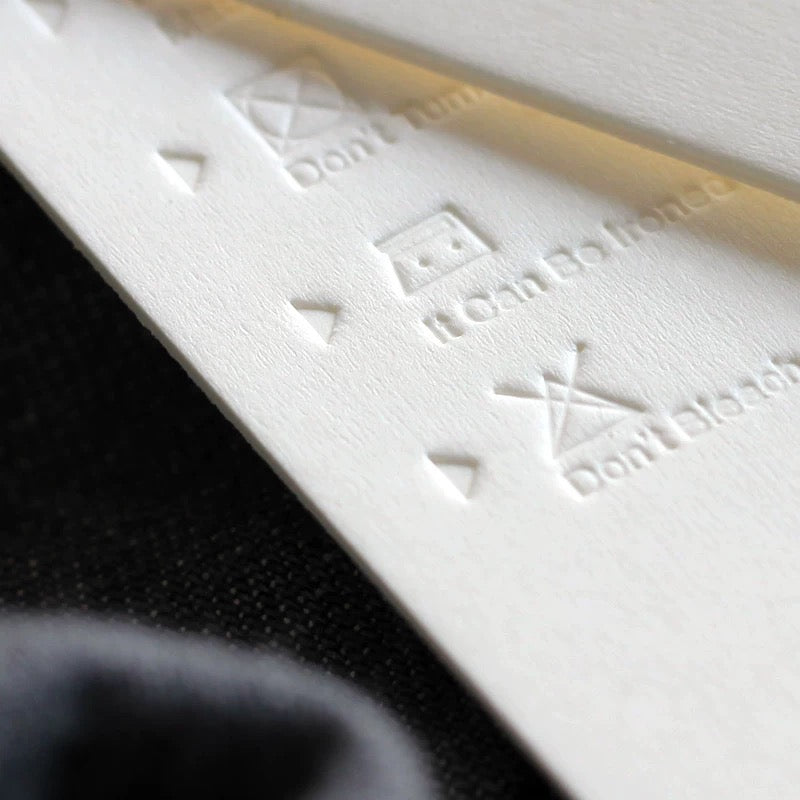 Thickened Embossed Logo Hang Tags & Premium Clothing Price Labels