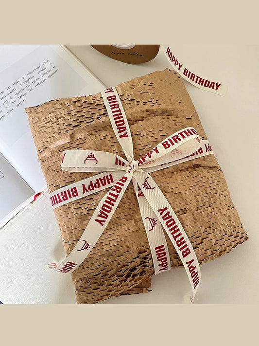 Wholesale "Happy Birthday" Celebration Ribbon | 50-Yard High-Volume Gift Wrap Spool