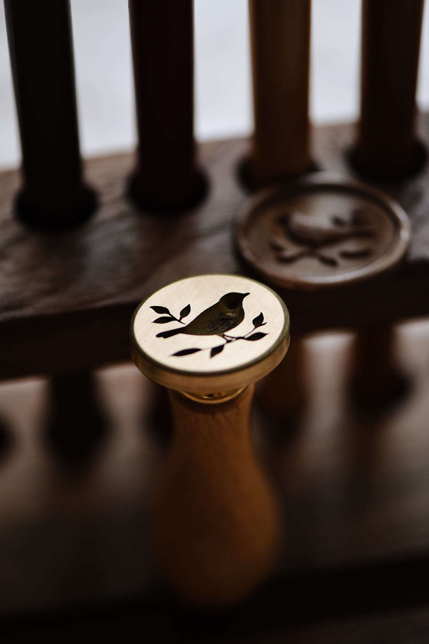 Bird on Branch Wax Seal Stamp