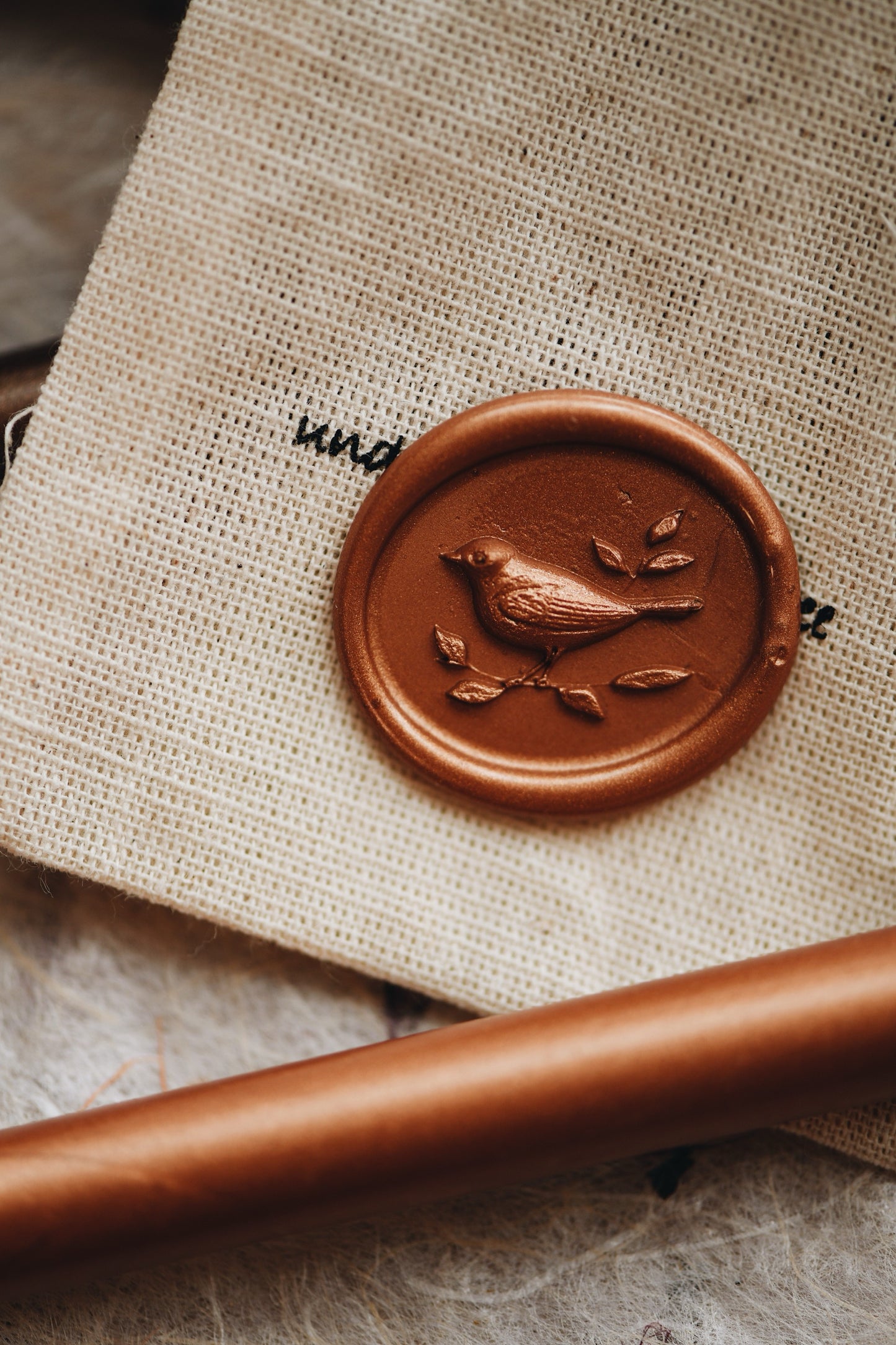 Bird on Branch Wax Seal Stamp