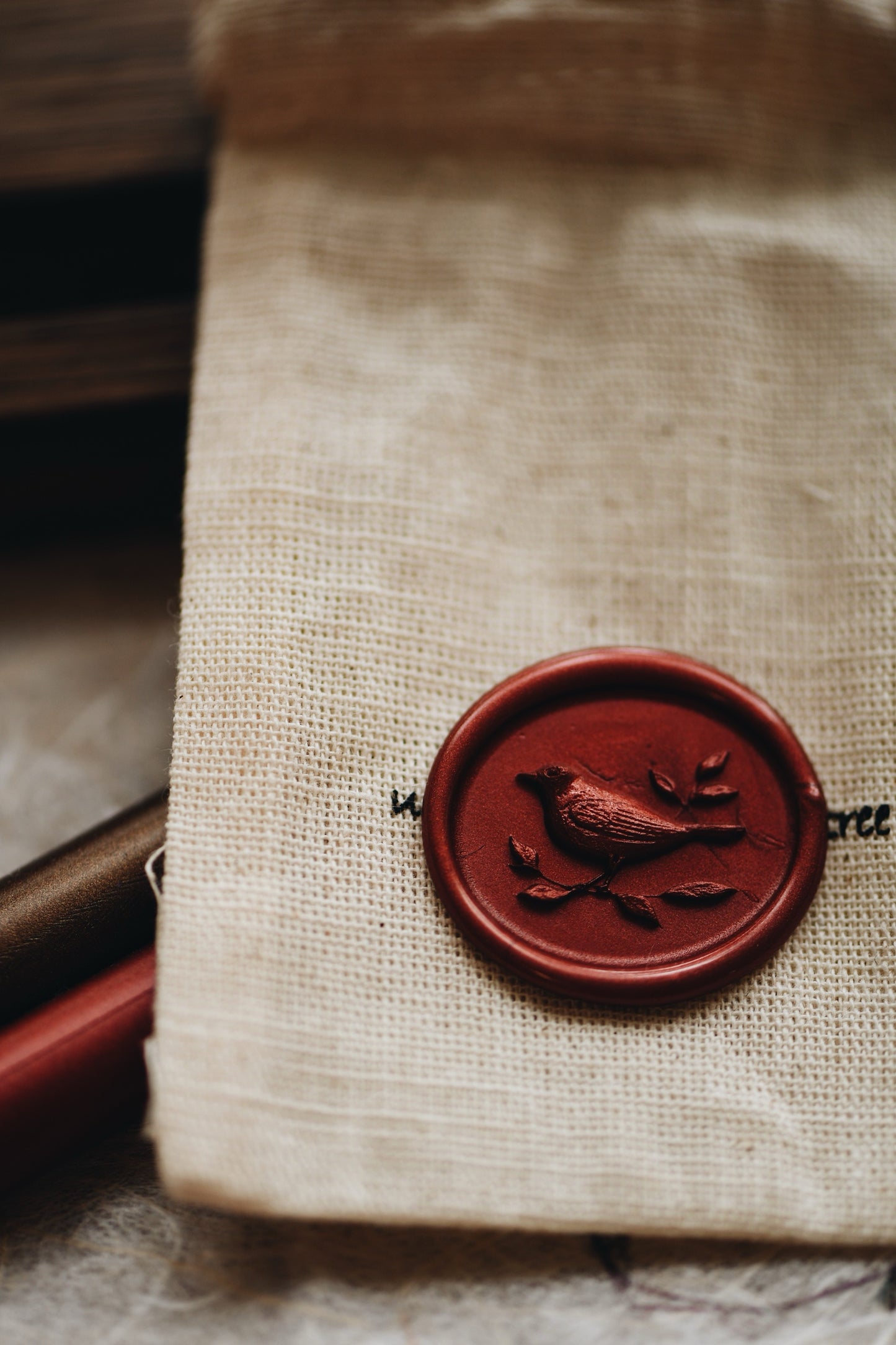 Bird on Branch Wax Seal Stamp