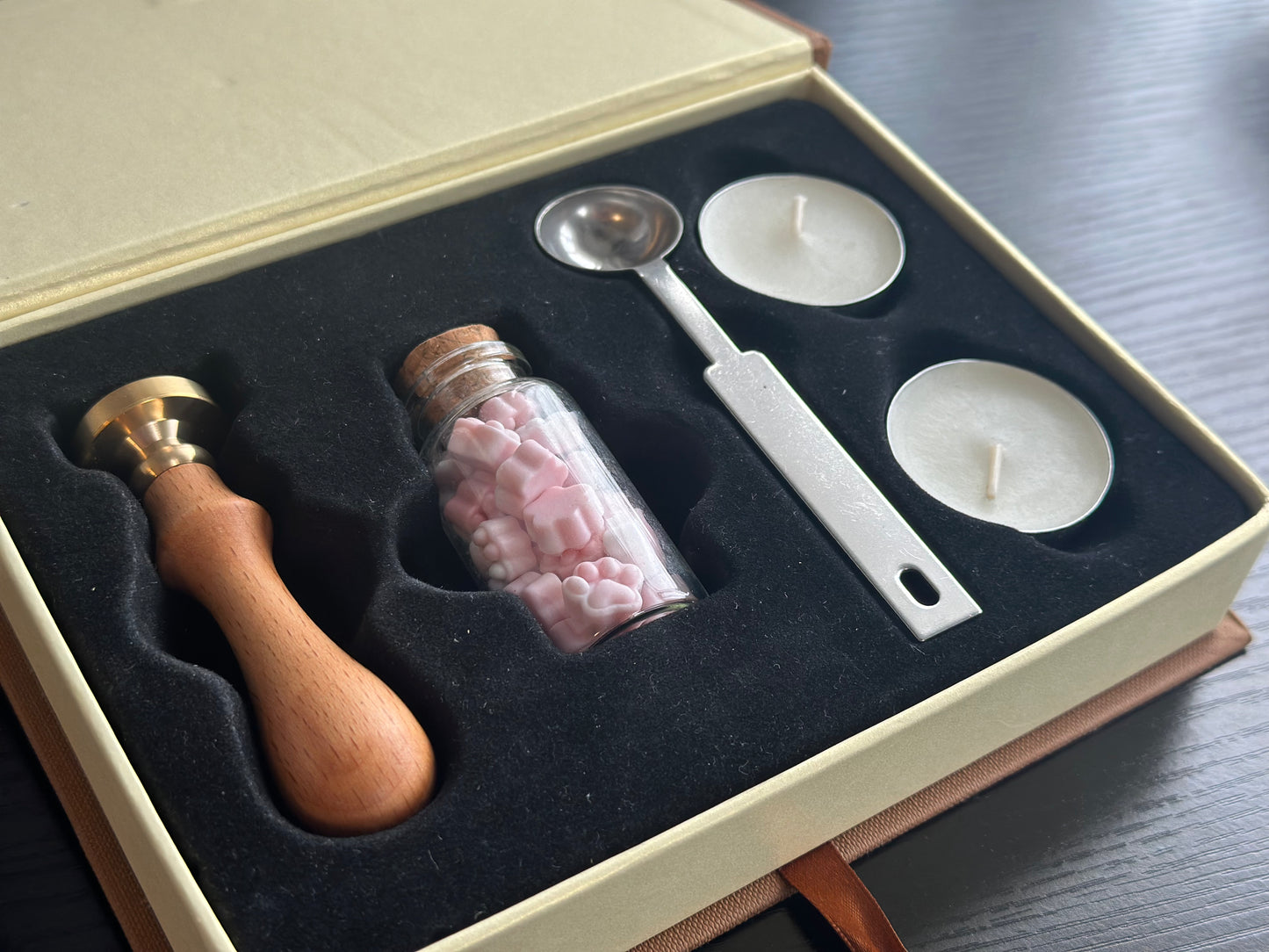 Running Deer in Forest Wax Seal Stamp