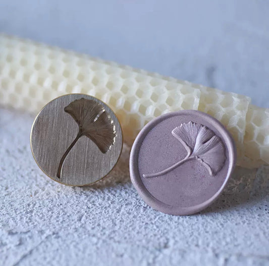 Ginkgo Leaf Wax Seal Stamp