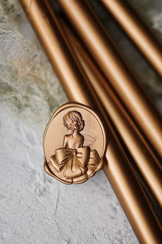 Golden Bronze Metallic Pearlescent Wax Sticks
