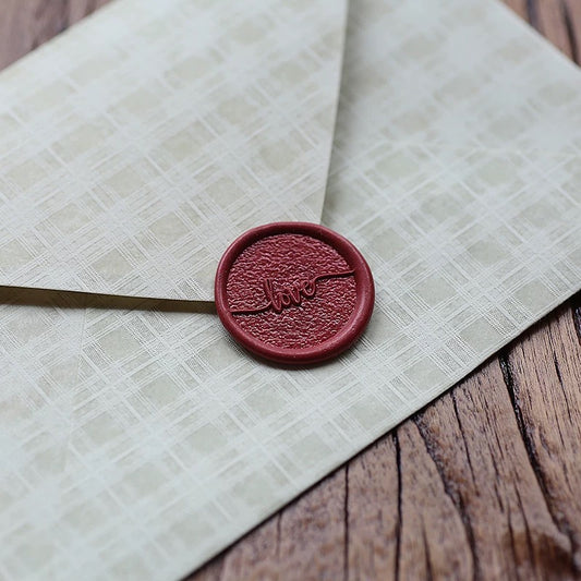 'Love' Script Adhesive Wax Seal Stickers – Pre-Made Peel & Stick Wax Seals