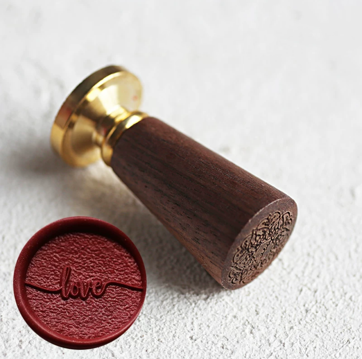 Stamped in Love – “Love” Script Wax Seal Stamp