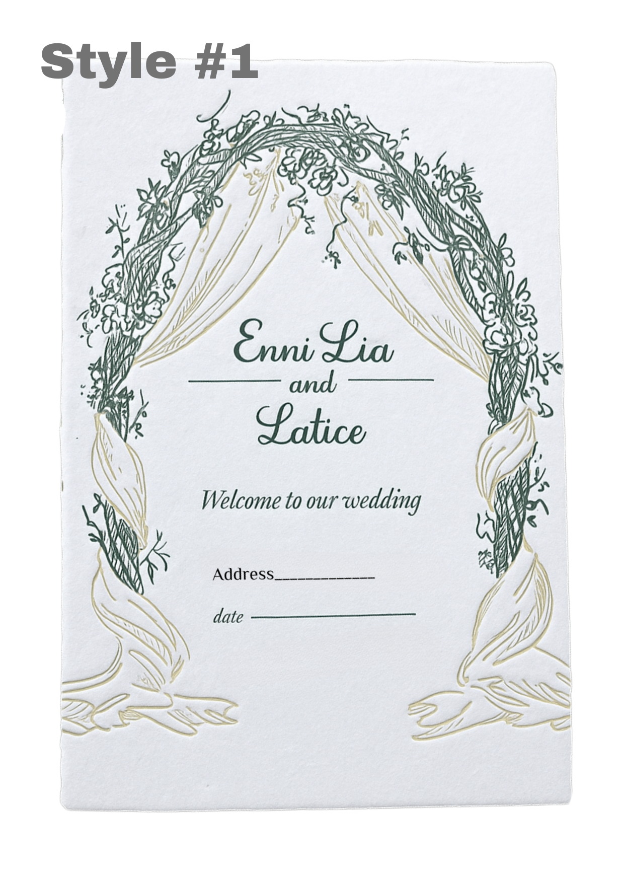 Wedding Invitation Envelope Set