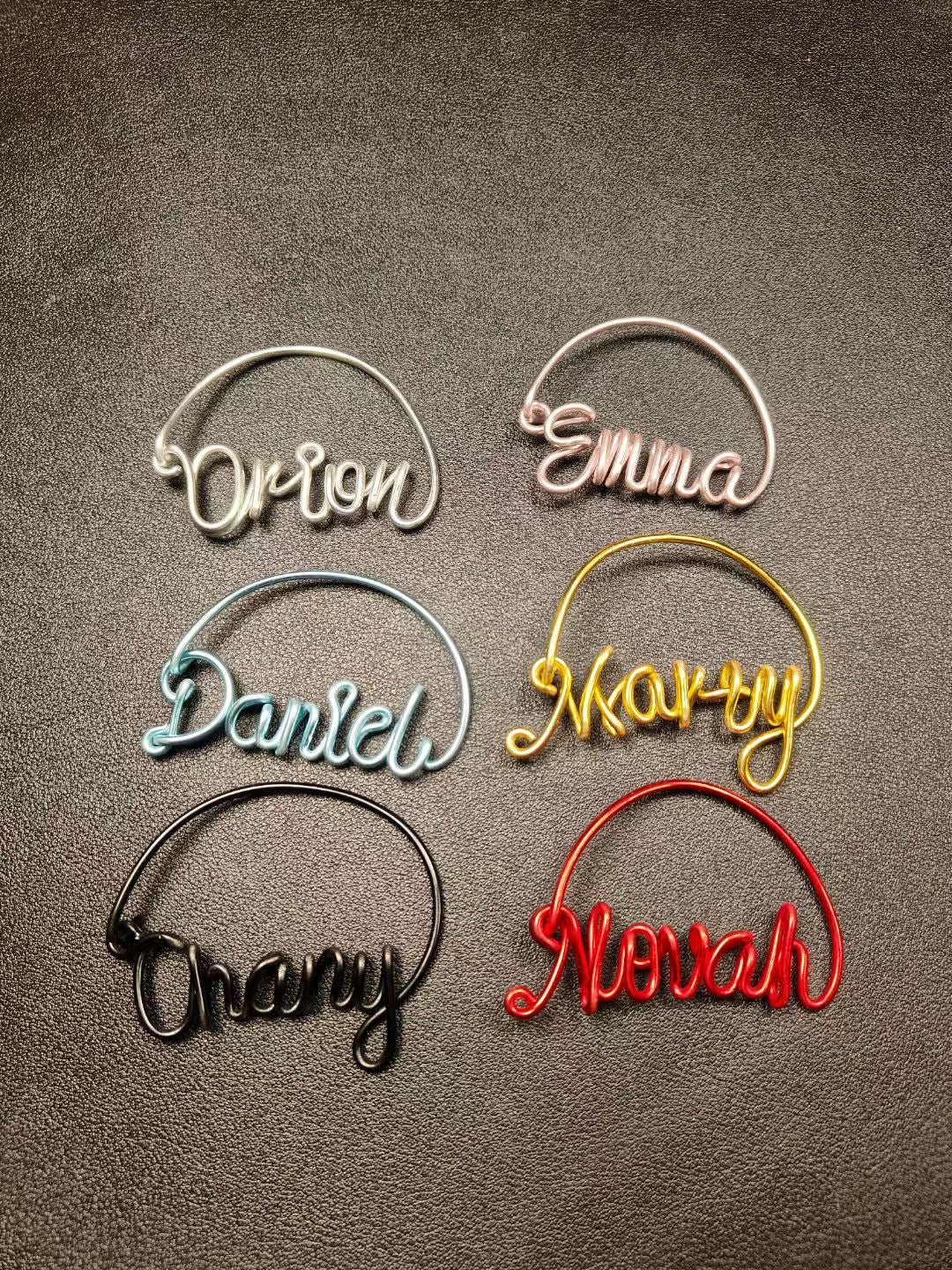 Name Ring – Buckle Wine Glass Base Marker