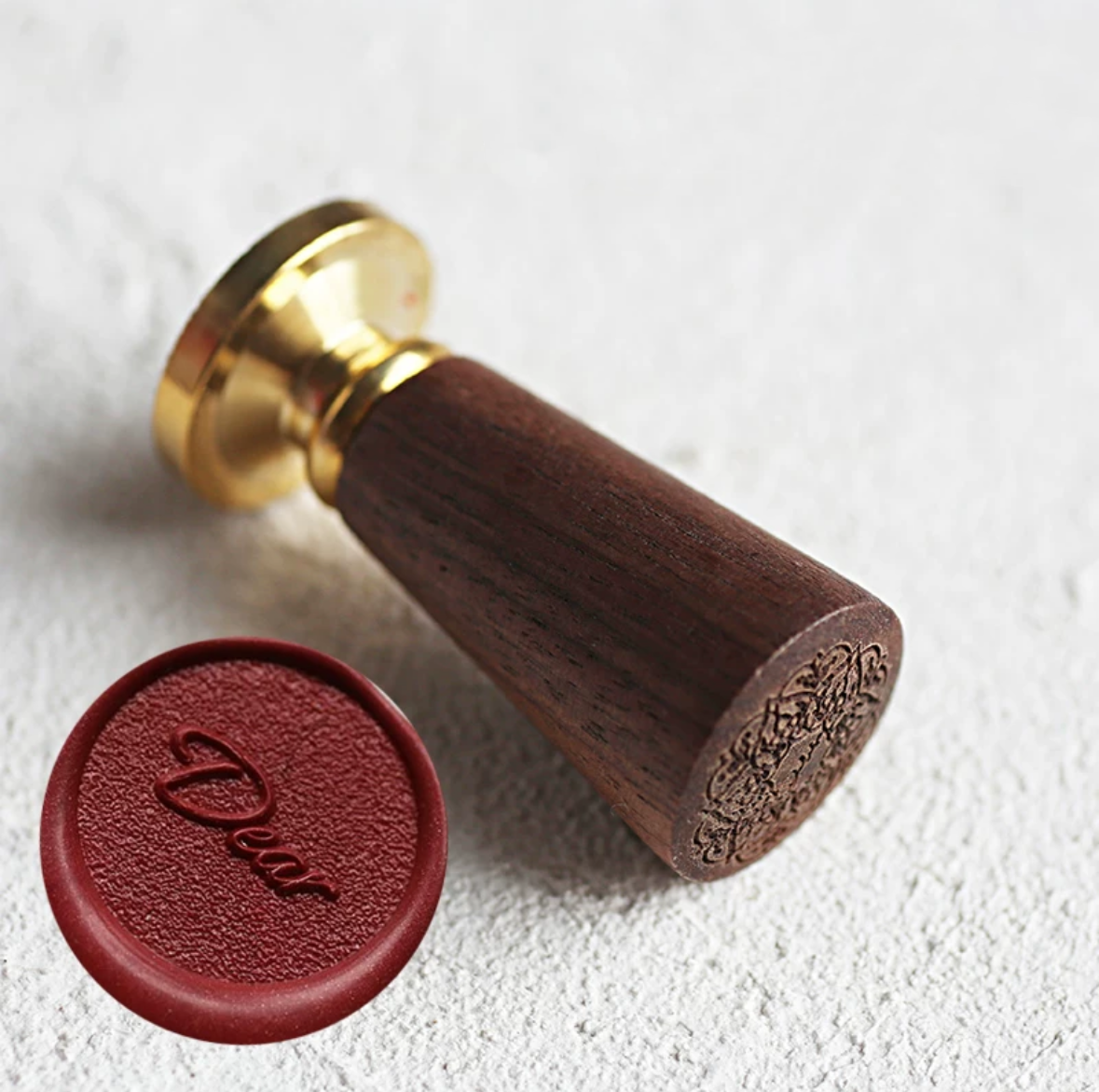 Dearly Yours – “Dear Letter” Script Wax Seal Stamp